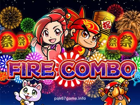 Fire Combo slot game card from pak67 game